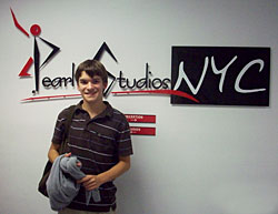 Dominick at Pearl Studios