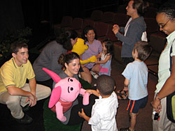 Pooh cast with Kids