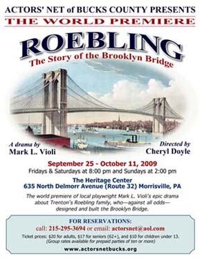 World Premiere of Roebling at Actors Net